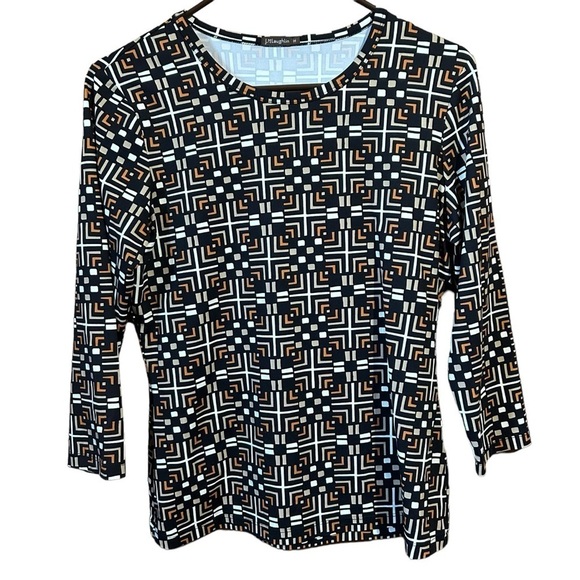 J. McLaughlin Emma Catalin Cloth Printed Top sz Medium - Picture 1 of 4